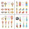 Wrist Rattles Foot Finder Rattle Sock Baby Toy, Hanging Rattle Toy, Arm Hand Bracelet Rattle, Feet Leg Ankle Socks, Activity Rattle Present Gift for Newborn Infant Babies Boy Girl Bebe (12 D) view 3