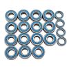 AMOGOT 19Pcs RC Rubber Sealed Ball Bearings Kit for Slash 2WD Stampede Rustler 2WD 1/10 RC Parts view 1