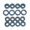 AMOGOT 16Pcs RC Rubber Sealed Ball Bearings Kit for Tamiya TT-02 TT02 1/10 RC Parts view 1
