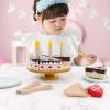 PairPear Birthday Party Cake Playset for Kids,Wooden Toys Play Food view 3