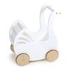 Tender Leaf Toys - Sweet Swan Pram - Wooden Swan Shape Dolls Stroller - Inspired Role-Play Toy for Boys and Girls, Improve Gross Motor Skills and Creativity - Age 18m + view 2