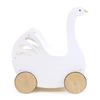 Tender Leaf Toys - Sweet Swan Pram - Wooden Swan Shape Dolls Stroller - Inspired Role-Play Toy for Boys and Girls, Improve Gross Motor Skills and Creativity - Age 18m + view 3