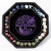 DND Dice Tray - Premium 9 Inch Tray for Dungeons and Dragons: Exquisitely Detailed Purple World Tree & Wolf Raven Design - Perfect Rolling & Box Storage to Protect Your Dice for D&D and RPG view 3