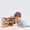 Tender Leaf Toys - Polar Animals - 10 Solid Wood Polar Animals with Shelving Unit - Made for Little Hands, Improve Hand-Eye Coordination for Boys and Girls - Age 3+ view 2