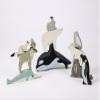 Tender Leaf Toys - Polar Animals - 10 Solid Wood Polar Animals with Shelving Unit - Made for Little Hands, Improve Hand-Eye Coordination for Boys and Girls - Age 3+ view 4