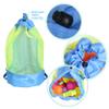 2PCS EocuSun Beach Toys Bag Sand Toy Bag Sea Shells Mesh Bag view 4