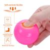 PlayMaty Play Ball Pit Balls - 2.36inches Phthalate&BPA Free Plastic Ocean Balls for Kids Toddlers and Babys for Playhouse Play Tent Playpen Pool Party Decoration Pack of 70 (Pink) view 4