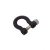 AMOGOT 8Pcs RC Trailer Tow Shackles for 1/10 RC Crawler TRX4 Axial SCX10 90046 Metal D Ring Lock Buckle Tow Rings Truck RC Decor Parts (Black) view 4
