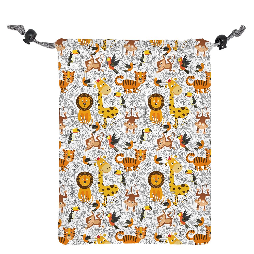 NERTHUS FIH 943 Safari Children's Food Bags, Easy to Clean and Washable