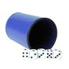 SASHUN ZX Leather PU Dice Cup Party Board Game Bar KTV Entertainment Dice Box with Dices T302 (Color : R) view 4