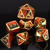 ZX Skull and Bones Large Size Metal Dice Set for TRPG DND Dice Games D4 D6 D8 D10 D% D12 D20 T302 (Color : SB9) view 3