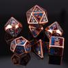 ZX Skull and Bones Large Size Metal Dice Set for TRPG DND Dice Games D4 D6 D8 D10 D% D12 D20 T302 (Color : SB9) view 4