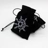 SASHUN ZX Tarot Storage Bag Velvet Playing Card Drawstring Package Board Game Dice Bag Vintage Jewelry Bag T302 view 3