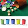 SASHUN ZX Leather PU Dice Cup Party Board Game Bar KTV Entertainment Dice Box with Dices T302 (Color : Y) view 2