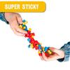 KOMARC GAMES StickiKubes, Mini Stacking Cubes That Stick to Anything, Non Toxic Kid Safe Sticky Blocks, Creative Construction Toy - 36 Cubes, 4 Colors, Display Easel view 3