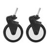 Stroller Wheels Replacement Universal, Baby Strollers Rubber Wheels Accessories for Yoya/Vovo Wheel Kids Carriage with Tools(Front Wheels) view 1