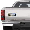 2 Pack I Stand with Ukraine Stickers, Support Ukraine Flag Sticker Ukraine Durable Flexible Vinyl, Stick and Remove Easily with no Residue. (I Stand 2 Fists) view 2