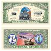 American Art Classics Wholesale Pack of 500 - US National Guard Million Dollar Bill - Best Gift, Keepsake Or Collectible for National Guard Personnel view 1