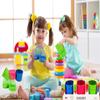 The Dreidel Company Neon Plastic Multicolor Coil Spring, Goody Bag Fillers, Party Favor for Kids, 3" Inches (80mm) (3-Pack) view 2