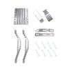 RC Car Aluminum Parts and Accessories for Tmaxx Classic 4910 2.5 or 1.5 Machine Finished Aluminum Bottom Chassis Braces Including Center Skid Plate- RC Car Upgrade Parts by RC Raven view 1