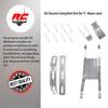 RC Car Aluminum Parts and Accessories for Tmaxx Classic 4910 2.5 or 1.5 Machine Finished Aluminum Bottom Chassis Braces Including Center Skid Plate- RC Car Upgrade Parts by RC Raven view 2