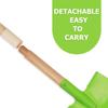 CHEERBANK Kids Garden Tools, Outdoor Toys, Shovel for Digging Sand, Kid-Sized Rake, 5PCS 27.6 Inch Long Gardening Tools for Boys Girls Age 3 and up Gifts view 3