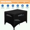 Blackout Crib Canopy Cover Stretchy Breathable Travel Netting Tent and Shade Stretch Up to 40"30" for Indoor and Outdoor Children's Sleep Safety (Black) view 3