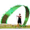 3D Dragon Poi with 340g Weighted Ball & 1.1 Meters Swing Rope - Silk Flowy Shaking & Flinging Chinese Golden Dragon Ribbon Streamer + Travel Carry Bag! (6 Meters (19.6 FT), Golden Green Dragon) view 1