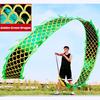 3D Dragon Poi with 340g Weighted Ball & 1.1 Meters Swing Rope - Silk Flowy Shaking & Flinging Chinese Golden Dragon Ribbon Streamer + Travel Carry Bag! (6 Meters (19.6 FT), Golden Green Dragon) view 3