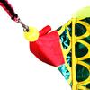 3D Dragon Poi with 340g Weighted Ball & 1.1 Meters Swing Rope - Silk Flowy Shaking & Flinging Chinese Golden Dragon Ribbon Streamer + Travel Carry Bag! (6 Meters (19.6 FT), Golden Green Dragon) view 4