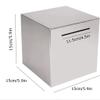 WMYDNX Countertop Multifunction Piggy Bank Stainless Steel Must Break to Open Money Savings Bank, Coin Bank Adult Kids Privacy Protection Toy (Size : Small) view 2