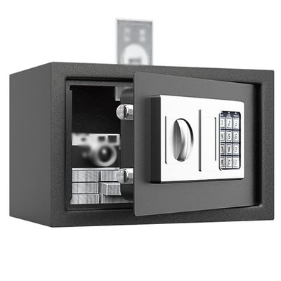 WMYDNX Countertop Safe Piggy Bank Made of Stainless Steel, Electronic Password Money Box with Lock,Money Bank for Boys Girls Adult 12.2in Toy (Color : Black)