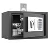 WMYDNX Countertop Safe Piggy Bank Made of Stainless Steel, Electronic Password Money Box with Lock,Money Bank for Boys Girls Adult 12.2in Toy (Color : Black) view 1