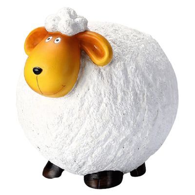 Countertop Sheep Piggy Bank with No Opening,Money Bank for Cash Coins for Adult Teens Child,Home Countertop Decoration Savings Jar Toy (Size : Advisable)