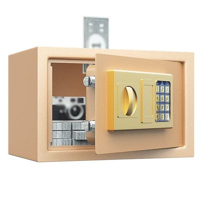 WMYDNX Countertop Safe Piggy Bank Made of Stainless Steel, Electronic Password Money Box with Lock,Money Bank for Boys Girls Adult 12.2in Toy (Color : Gold)