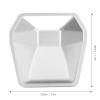 Dilwe Axle Diff Cover, Axle Differential Cover Aluminum Alloy Differential Case for Axial Scx6 AXI05000 1/6 RC Crawler Car, Front Rear Housing Cover RC Accessories(Silver) view 4