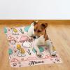 Atthadassi Cute Mushroom Head Custom Personalised Baby Blankets, Fleece Blankets 120"x90" with Names view 4