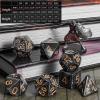 CiaraQ DND Polyhedral Dice Set with a Black Dice Bag for D&D RPG MTG Role Playing Table Games view 3