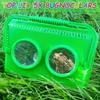 Bug Catcher Kit for Kids,Educational Bugnoculars Bug Viewer Container with Tweezers Built in Double 5X Magnifier and Ruler to Catch & Observe Spider Frog Butterfly Fish Silkworm and Reptile (Green) view 3