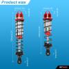 RCAWD Shock Absorber 110mm 130mm for ARRMA 1/8 Kraton 4wd Roller, Kraton 6s V5 Blx, Notorious 6s V5 Blx, Outcast 6s Blx, Talion 6s Blx Upgrades, Front Rear RC Shocks Damper #ARA330764#ARA330765 Red view 3