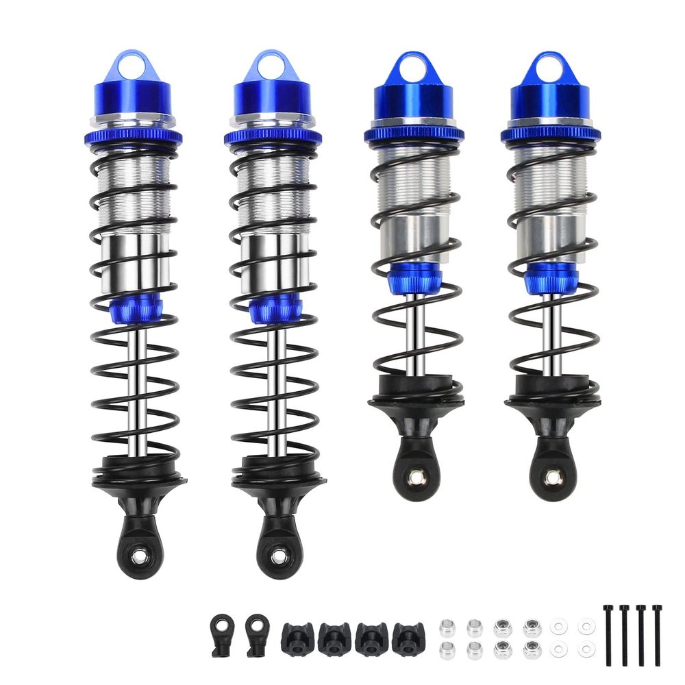 RCAWD Shock Absorber 110mm 130mm for ARRMA 1/8 Kraton 4wd Roller, Kraton 6s V5 Blx, Notorious 6s V5 Blx, Outcast 6s Blx, Talion 6s Blx Upgrades, Front Rear RC Shocks Damper #ARA330764#ARA330765 Blue