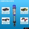 RCAWD Shock Absorber 110mm 130mm for ARRMA 1/8 Kraton 4wd Roller, Kraton 6s V5 Blx, Notorious 6s V5 Blx, Outcast 6s Blx, Talion 6s Blx Upgrades, Front Rear RC Shocks Damper #ARA330764#ARA330765 Blue view 3