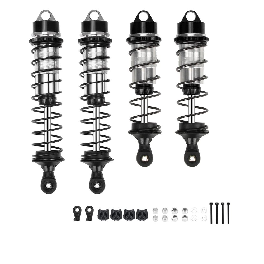 RCAWD Shock Absorber 110mm 130mm for ARRMA 1/8 Kraton 4wd Roller, Kraton 6s V5 Blx, Notorious 6s V5 Blx, Outcast 6s Blx, Talion 6s Blx Upgrades, Front Rear RC Shocks Damper #ARA330764#ARA330765 Black