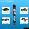 RCAWD Shock Absorber 110mm 130mm for ARRMA 1/8 Kraton 4wd Roller, Kraton 6s V5 Blx, Notorious 6s V5 Blx, Outcast 6s Blx, Talion 6s Blx Upgrades, Front Rear RC Shocks Damper #ARA330764#ARA330765 Black view 3