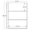3 Pockets Paper Money Collection Supplies Pages, 10 Sheets Money Stamp Page Holders Currency Collecting Book Album Sleeves for Standard 9-Hole Coin Collector Binder view 2