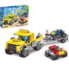 City Race Buggy Transporter Building Set,324 PCS 3 in 1 City Service Truck Cars Building Blocks Kit,STEM Vehicles Toys,Construction Playset Birthday Xmas Gifts for Kids Boys 6 7 8 9 10-Year-Old view 1