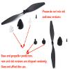 YoungRC RC Spare Propellers with Propeller Savers and Adapters RC Airplane Propellers for TR-C385 4 Channel TR-C285G RC Airplane(4PCS) view 2