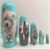Westie nesting doll view 3