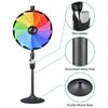 WinSpin 24 Inch Dual Use Prize Wheel Carnival Games - Roulette Wheel with Dry Erase Marker - 12 Slots Tabletop and Floor Heavy Duty Spinning Wheel for Carnival,Trade Shows, Parties and Outdoor Events view 3