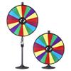WinSpin 36 Inch Heavy Duty Prize Wheel Dual Use Adjustable Tabletop and Floor Stand Large Fortune Wheel with Dry Erase Marker & Eraser 18 Slots Spinning Wheel for Carnival Spinner Game Tradeshow view 1